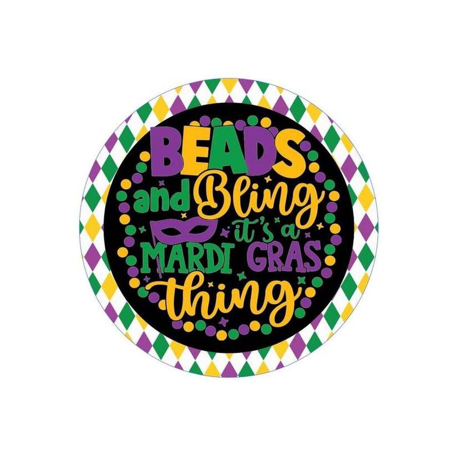 Shop For Beads and Bling Mardi Gras Sign
