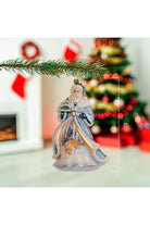 Shop For Bellissimo Glass Santa With Tree & Scene Ornament