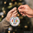 Shop For Best Teacher Ever Christmas Ornament