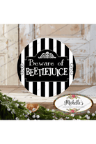 Shop For Beware of Beetle Juice Halloween Sign