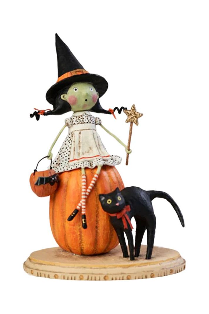 Shop For Bewitched Halloween Figurine at Michelle's aDOORable Creations