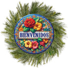 Shop For Bienvenidos Floral Waterproof Sign