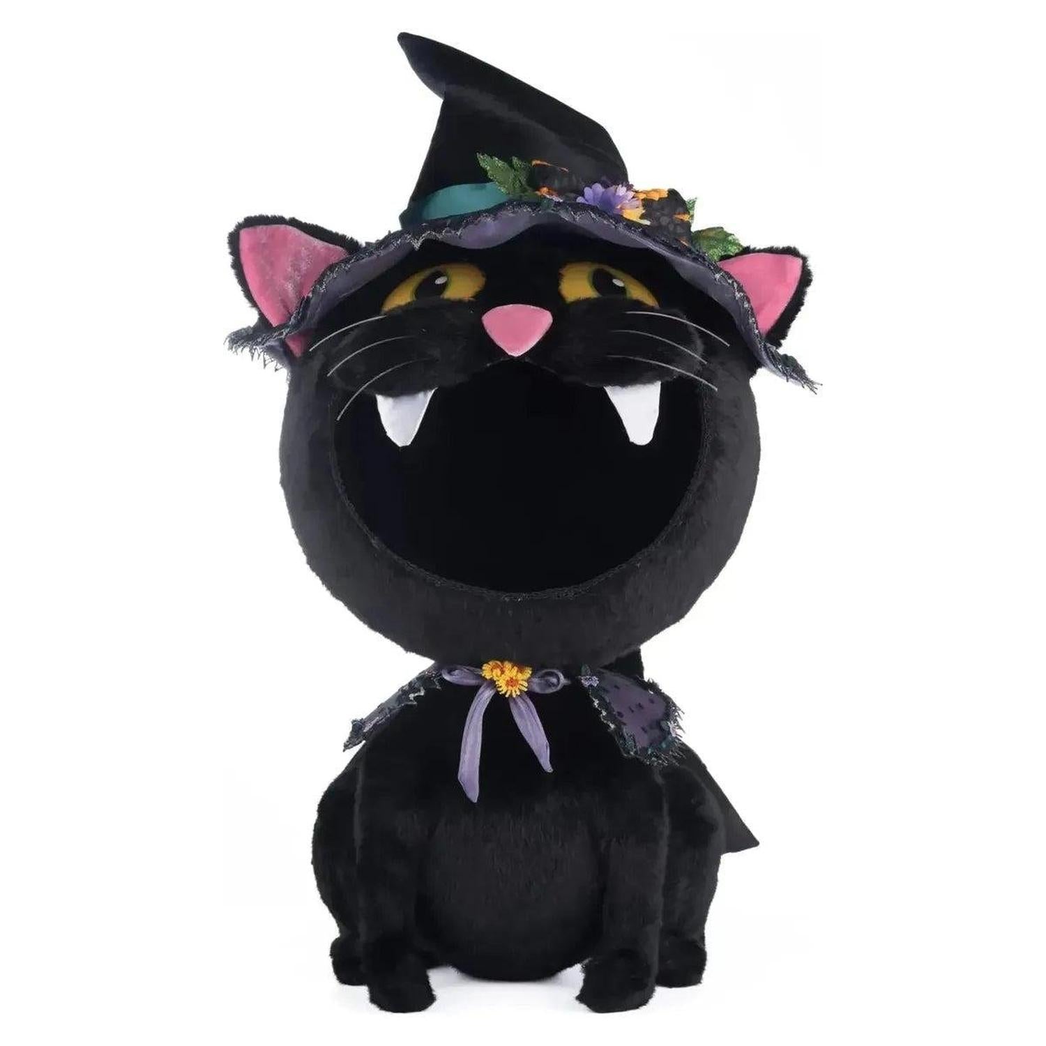 Black Cat Candy Container