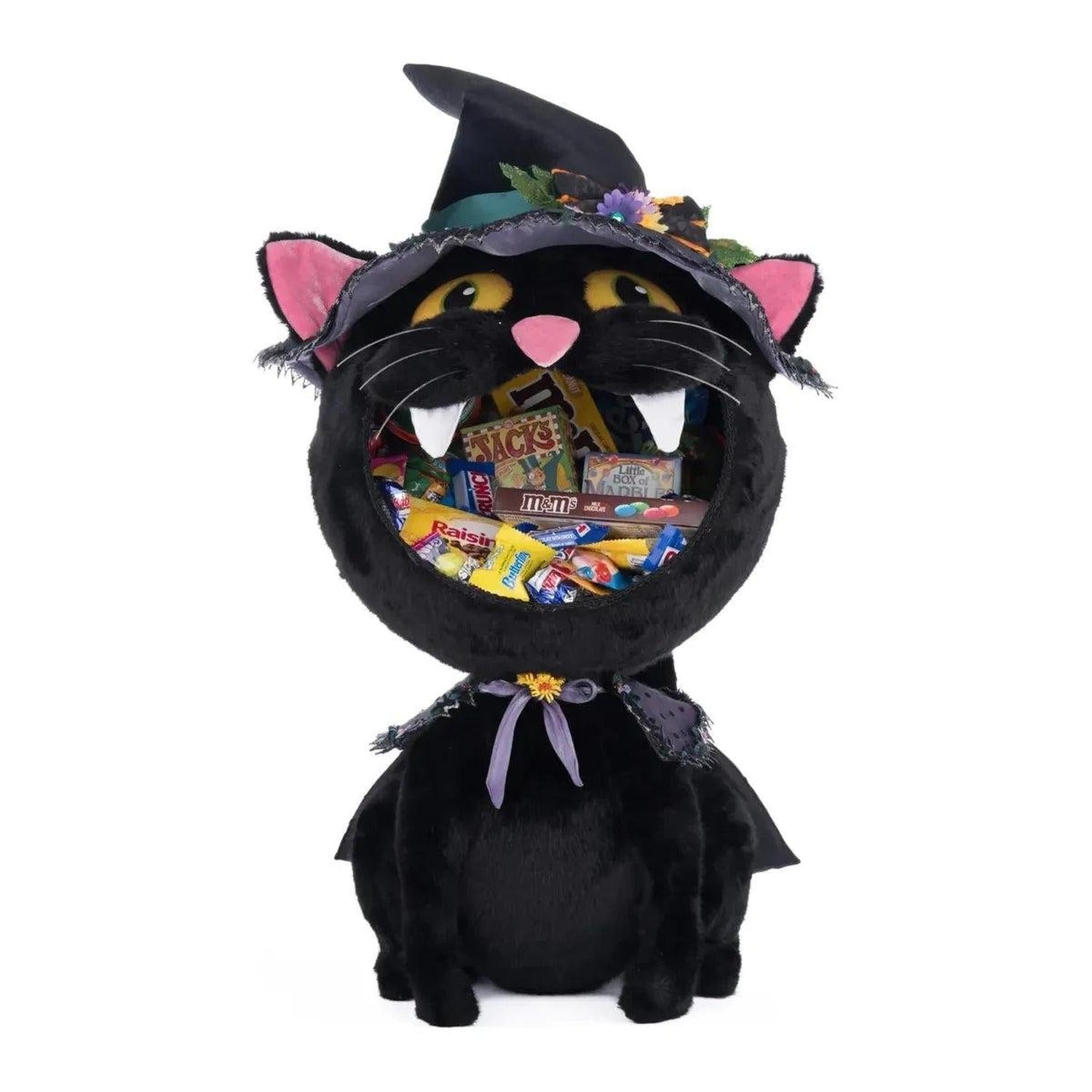 Black Cat Candy Container