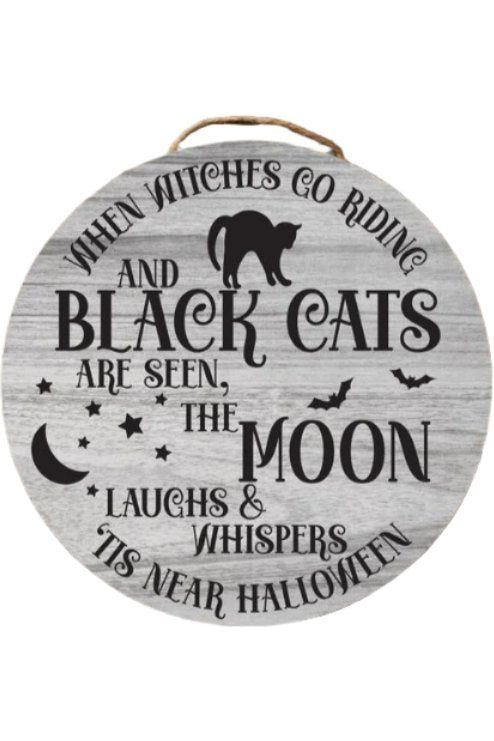 Shop For Black Cats Halloween Door Decorations at Michelle's aDOORable Creations