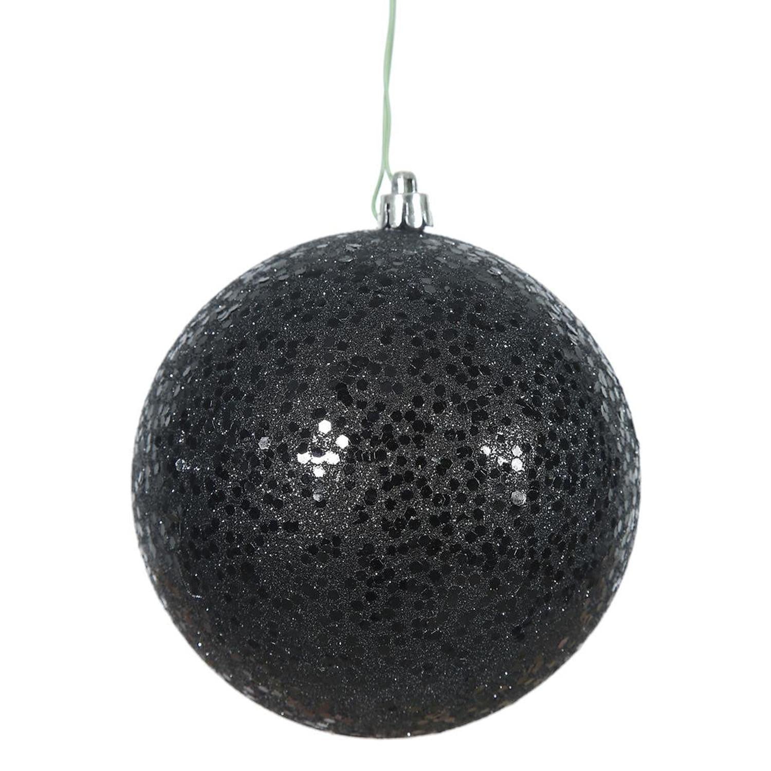 Black Christmas Ball Ornament Assortments (Set of 20)