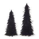 Shop For Black Feather Trees, Set of 2