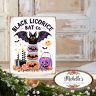 Shop For Black Licorice Bat Co Halloween Sign