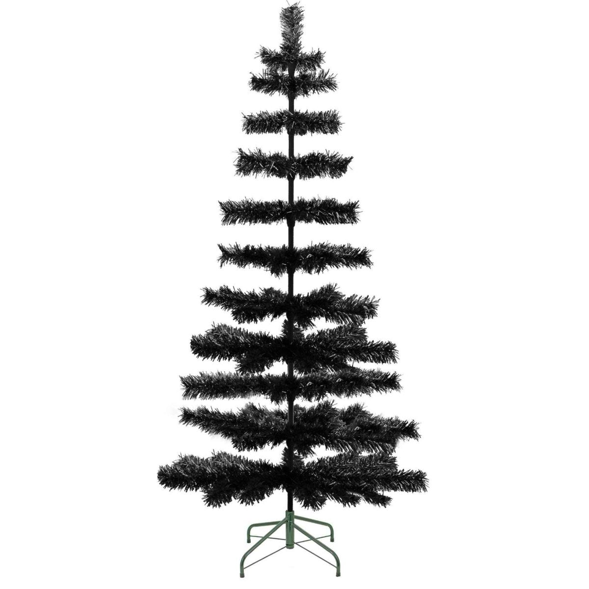 Shop For Black Tinsel Christmas Tree
