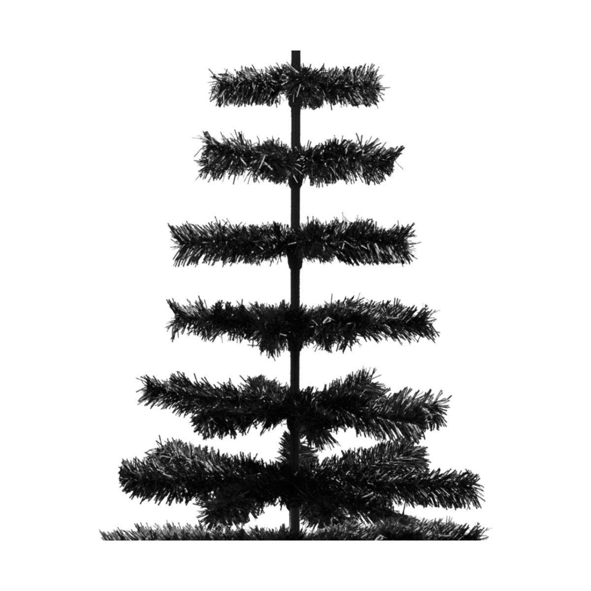 Shop For Black Tinsel Christmas Tree
