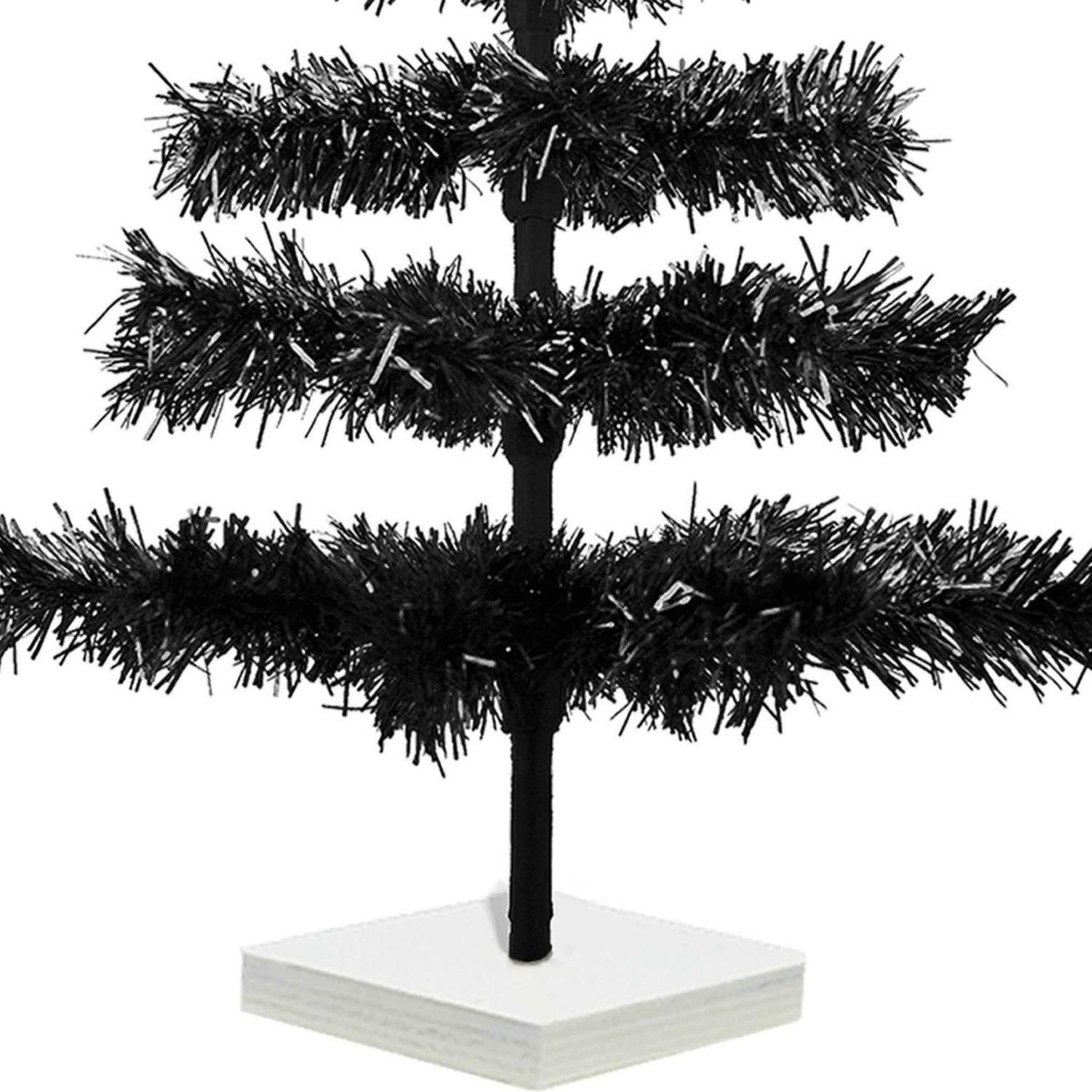 Shop For Black Tinsel Christmas Tree