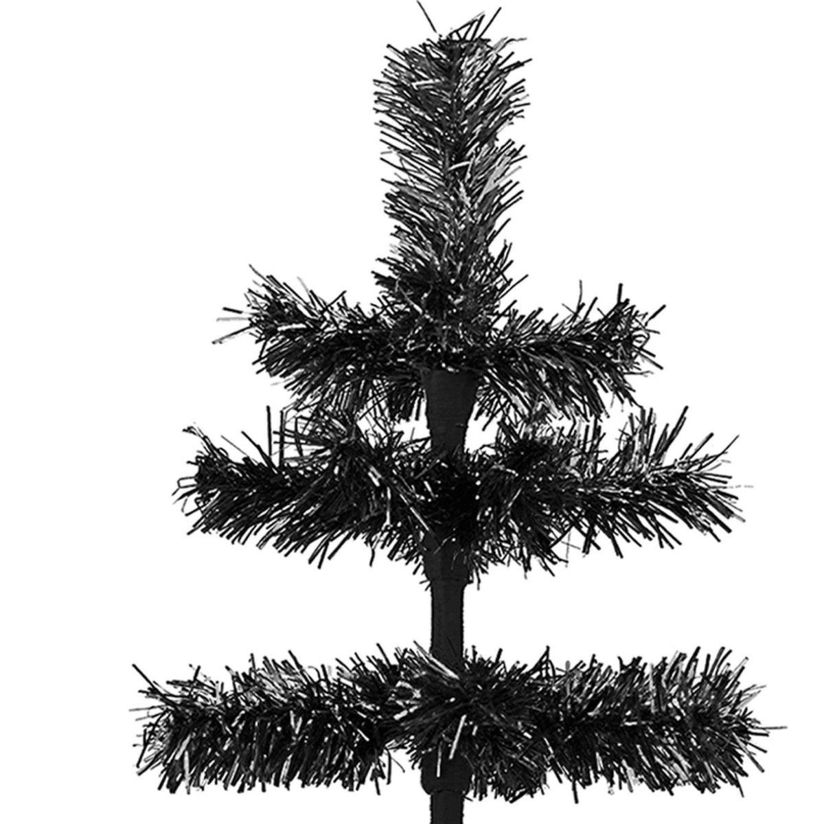 Shop For Black Tinsel Christmas Tree