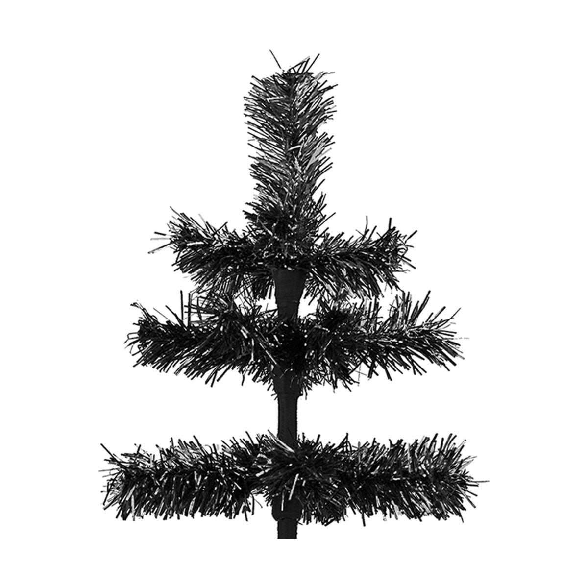 Shop For Black Tinsel Christmas Tree
