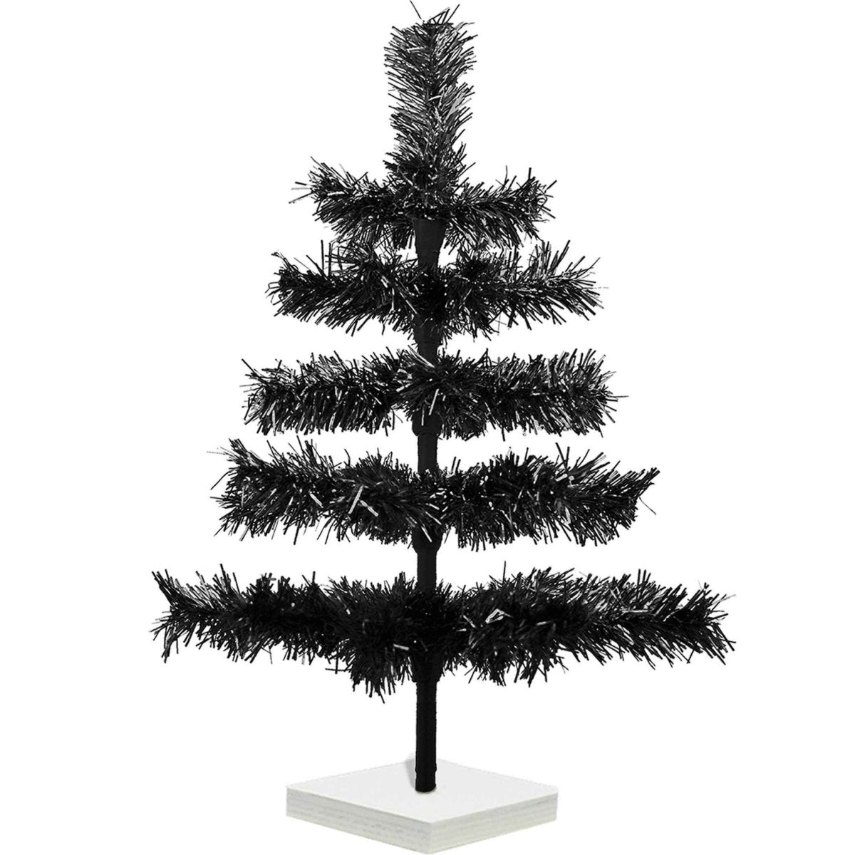 Shop For Black Tinsel Christmas Tree
