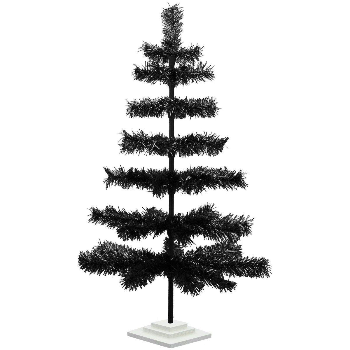 Shop For Black Tinsel Christmas Tree