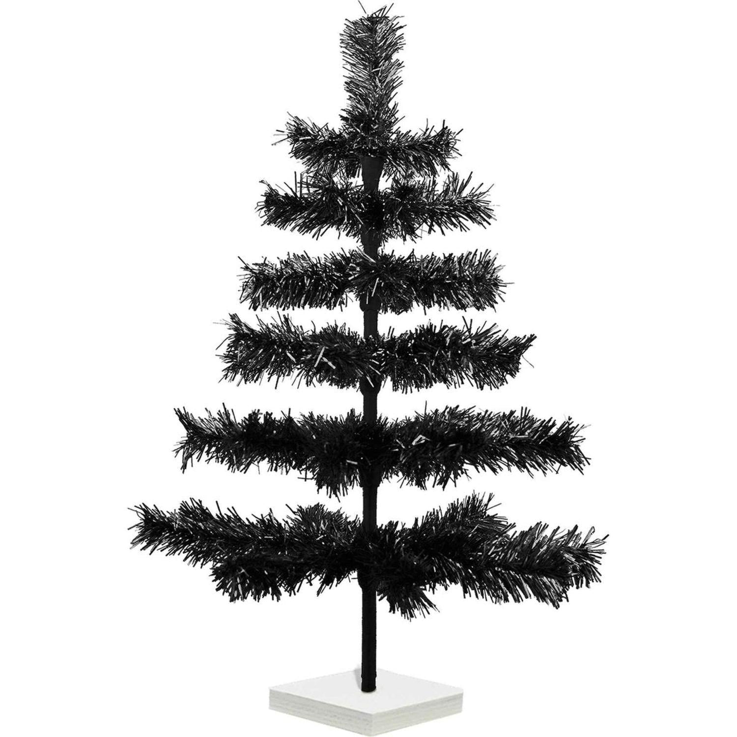 Shop For Black Tinsel Christmas Tree