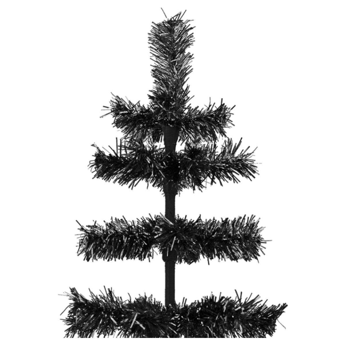 Shop For Black Tinsel Christmas Tree