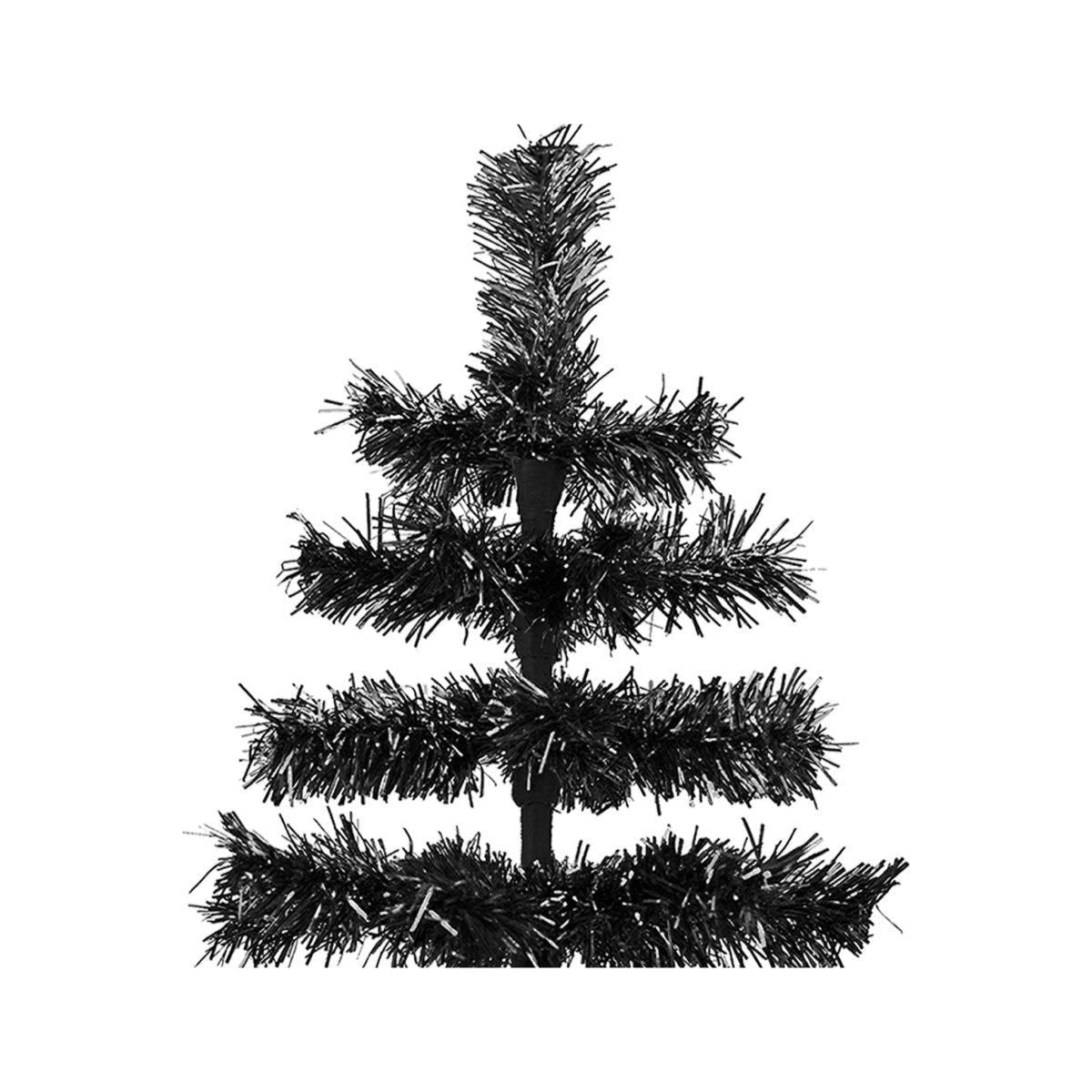 Shop For Black Tinsel Christmas Tree