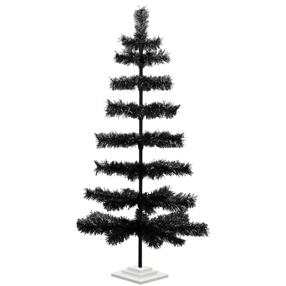 Shop For Black Tinsel Christmas Tree