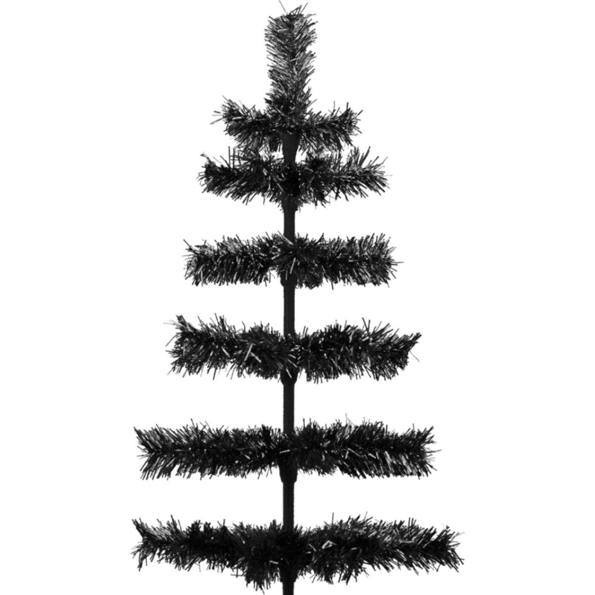 Shop For Black Tinsel Christmas Tree