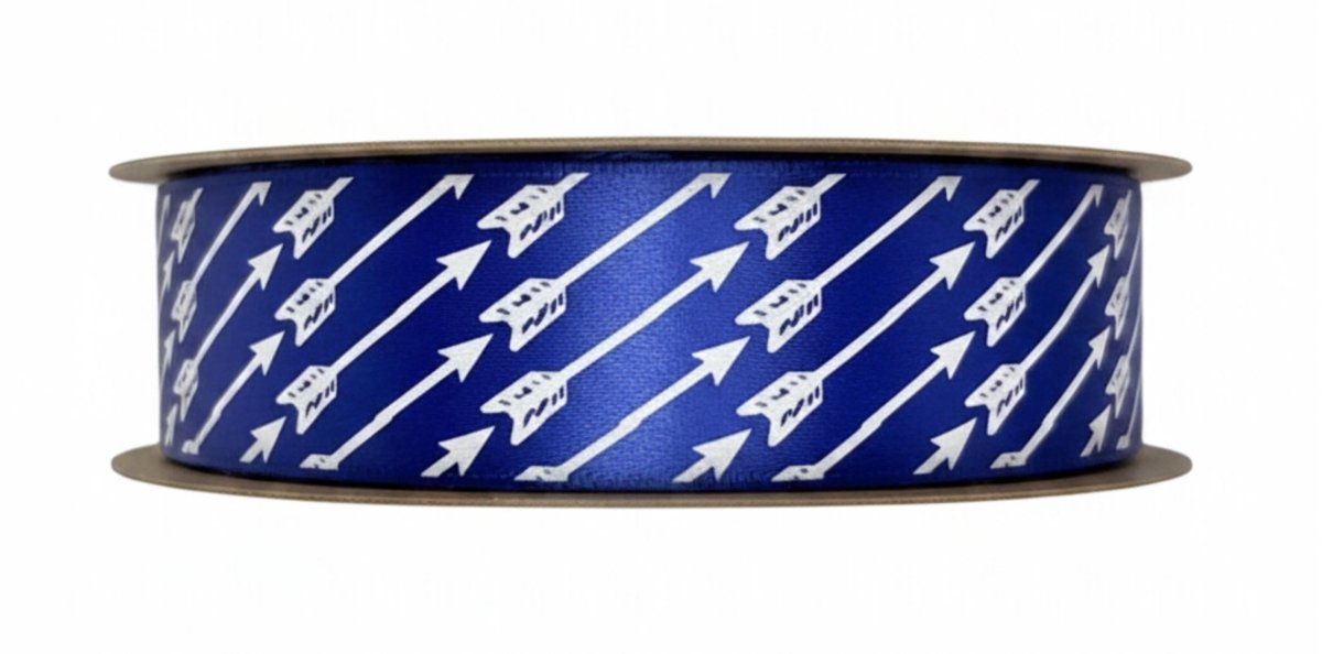 Shop For Blazing Arrows Homecoming Ribbon: (Royal/White), Size 9