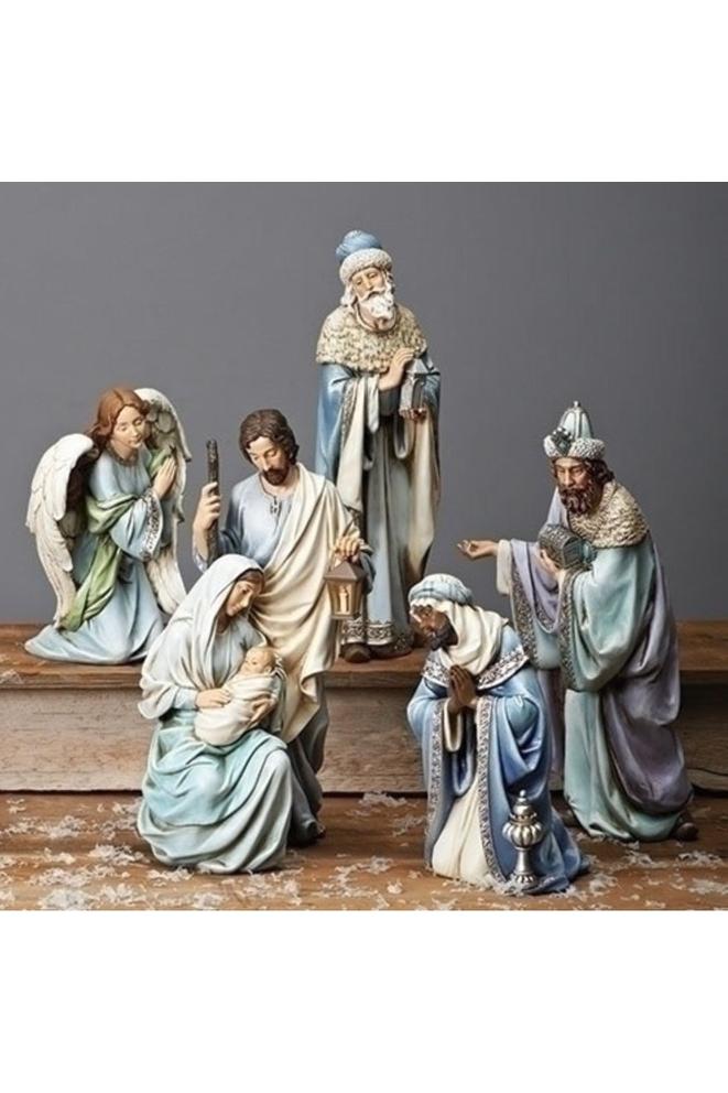 Shop For Blue Robe Nativity Figures, 5 Piece Set 633245