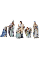 Shop For Blue Robe Nativity Figures, 5 Piece Set at Michelle's aDOORable Creations