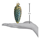 Shop For Blue Shimmering Cone Ornament