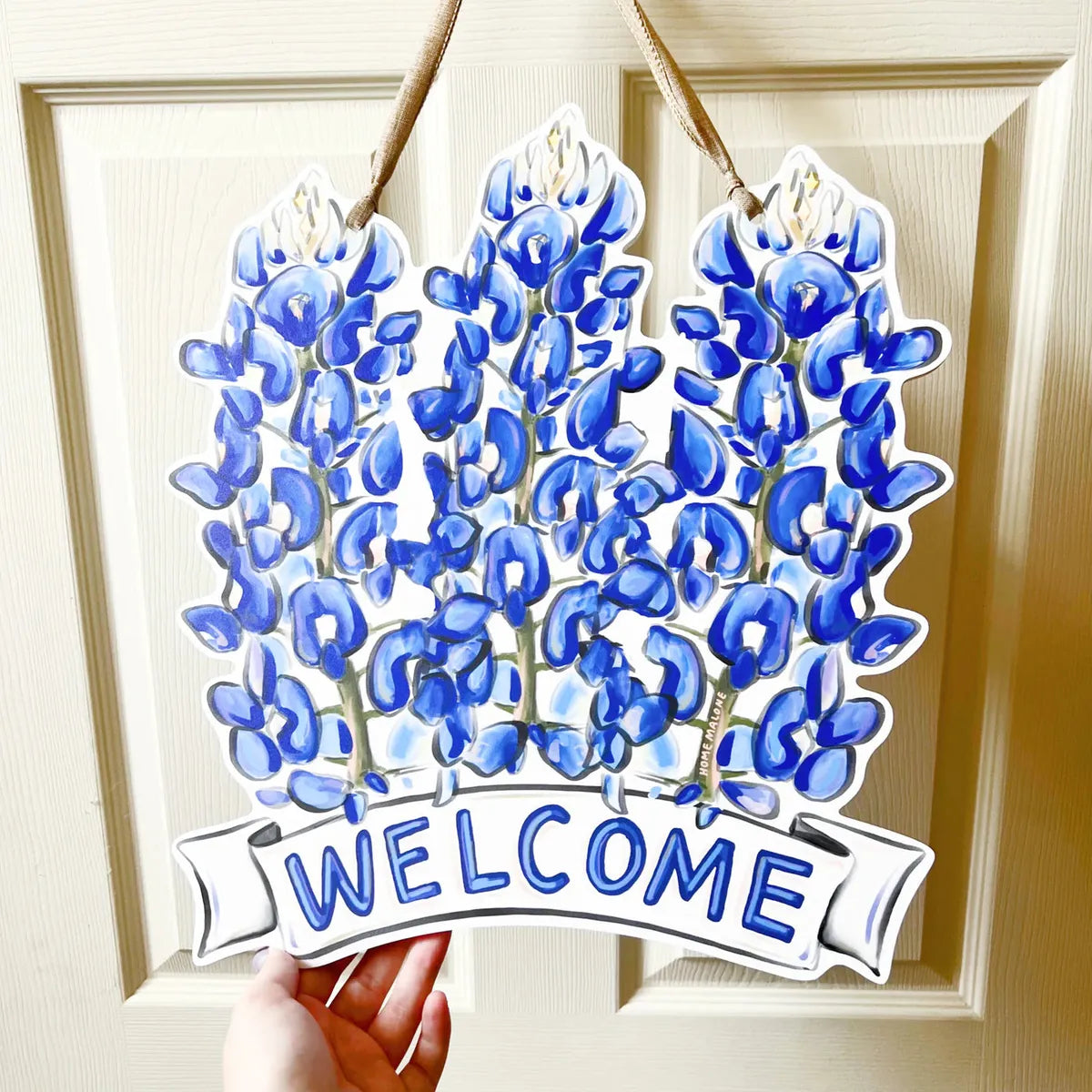 Shop For Bluebonnet Welcome Door Hanger