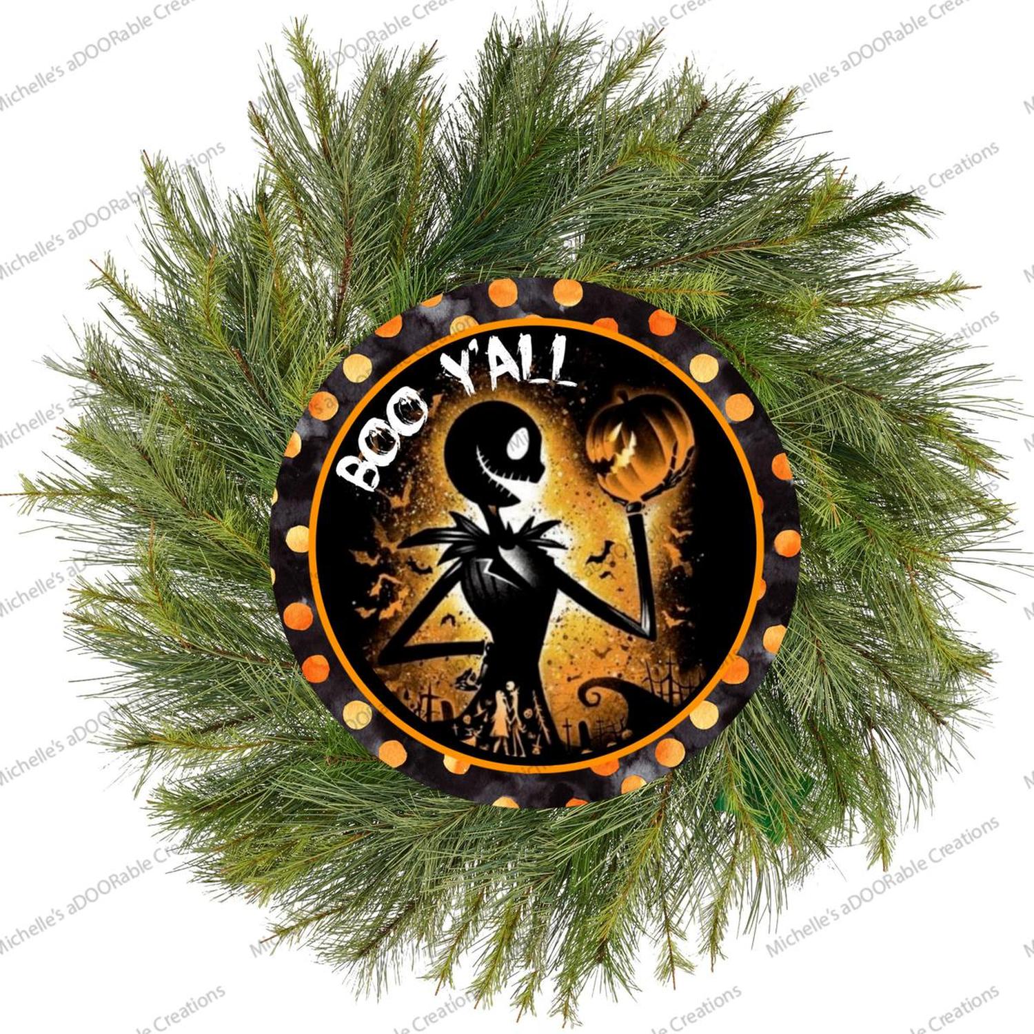 Shop For Boo Yall Skeleton Halloween Sign