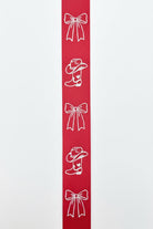Shop For Boots & Bows Ribbon Num 9: Red/White