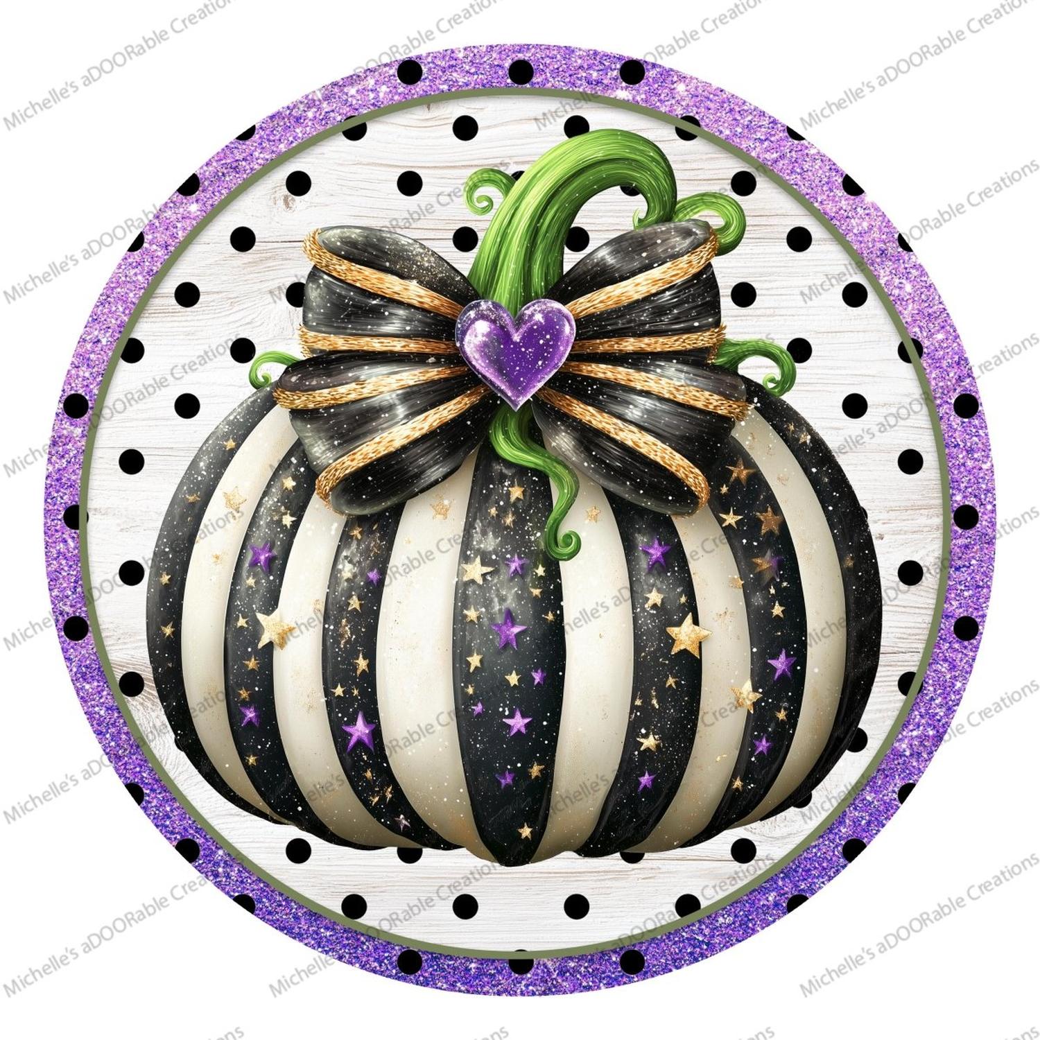 Shop For Bougee Pumpkin Purple Black Sign