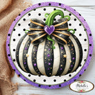 Shop For Bougee Pumpkin Purple Black Sign