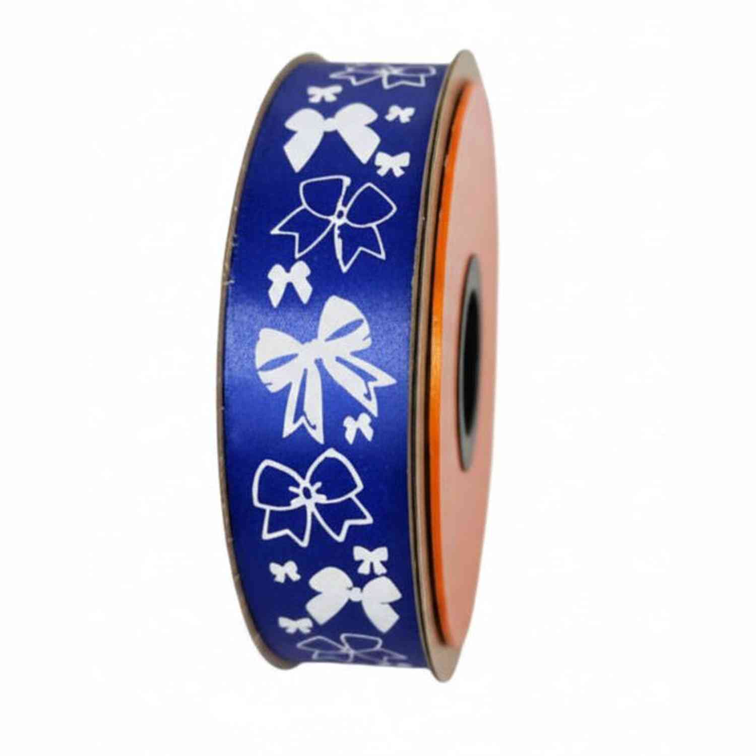 Shop For Bowtific Ribbon Num 9: Royal/White (100 yd)