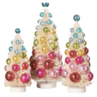 Shop For Bright Hues Polka Dot Bottle Brush Trees Set/3 by Bethany Lowe Designs