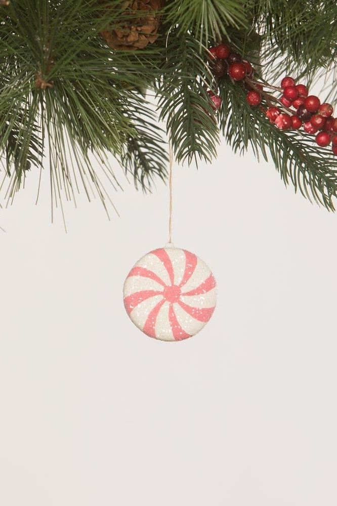 Shop For Bright Pink Peppermint Ornament TF2262
