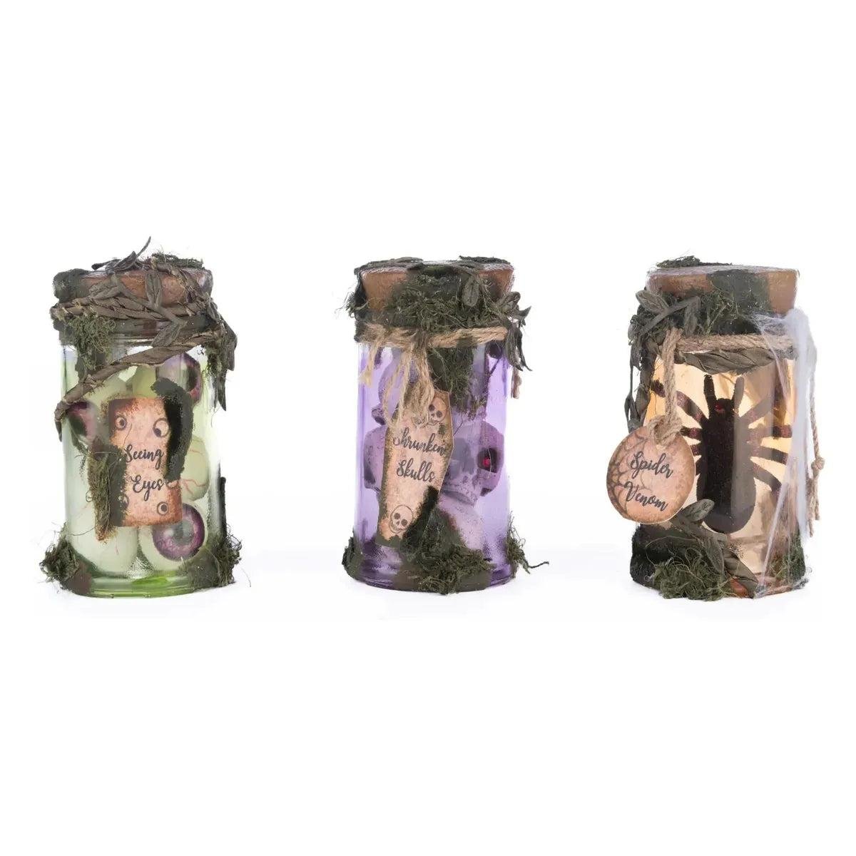 Shop For Broomstick Acres Potion Jars Assortment of 3
