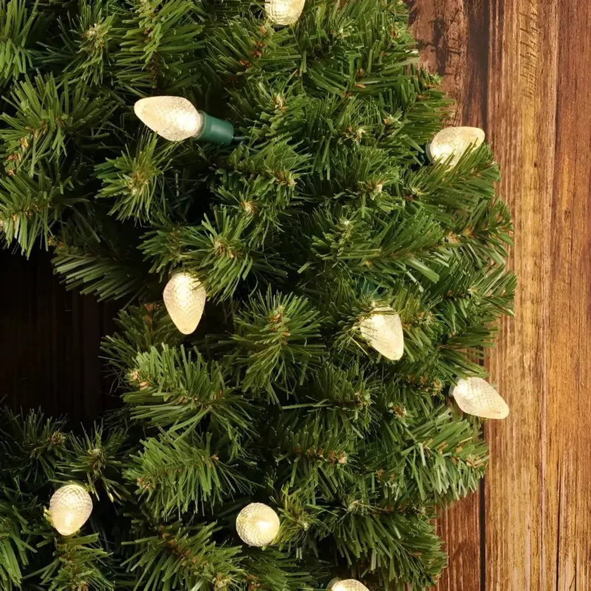 Shop For C25 7 Warm White LED Christmas Lights, 8" Spacing