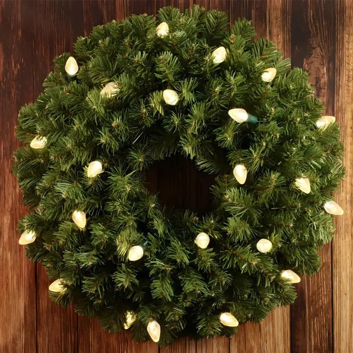 Shop For C25 7 Warm White LED Christmas Lights, 8" Spacing