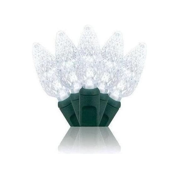 Shop For C6 Cool White LED Christmas Lights, 35 Bulbs at Michelle's aDOORable Creations