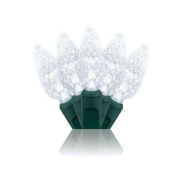 Shop For C6 Cool White LED Christmas Lights, 35 Bulbs at Michelle's aDOORable Creations
