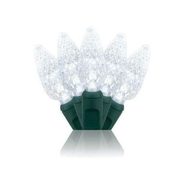 Shop For C6 Cool White LED Christmas Lights, 70 Bulbs at Michelle's aDOORable Creations