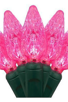 Shop For C6 Pink LED Christmas Lights, 50 Bulbs at Michelle's aDOORable Creations