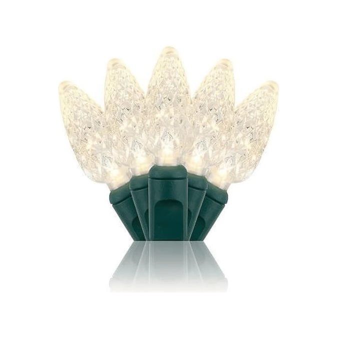 Shop For C6 Warm White LED Christmas Lights, 35 Bulbs at Michelle's aDOORable Creations