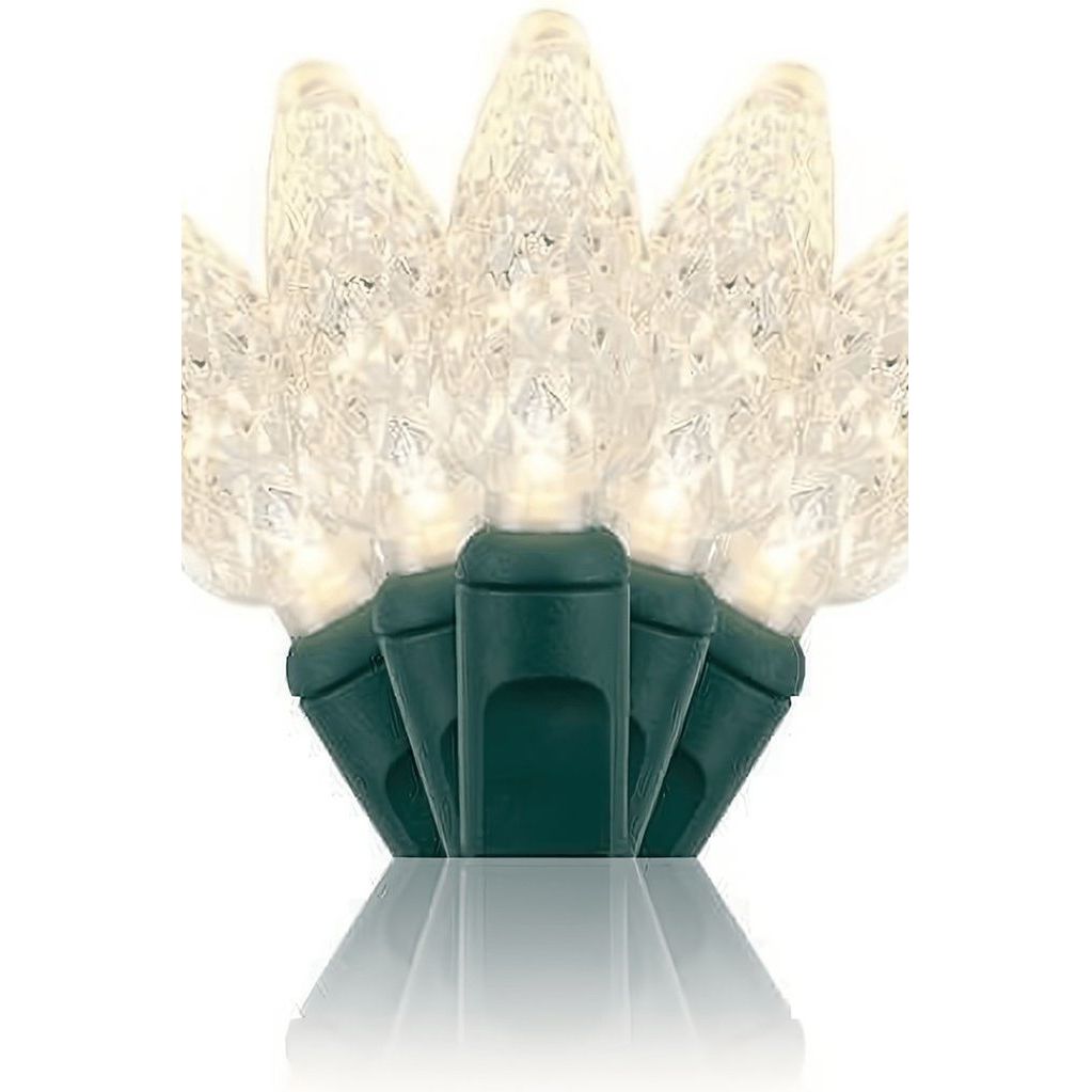 Shop For C6 Warm White LED Christmas Lights, 35 Bulbs at Michelle's aDOORable Creations