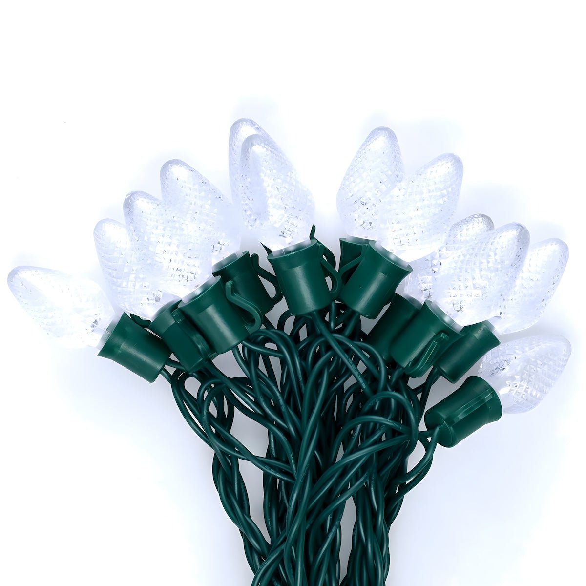 Shop For C7 Cool White LED Christmas Light Bulb String Light Set