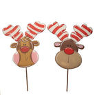 Shop For Candy Cane Reindeer (Stake/Hanger) Set of 2
