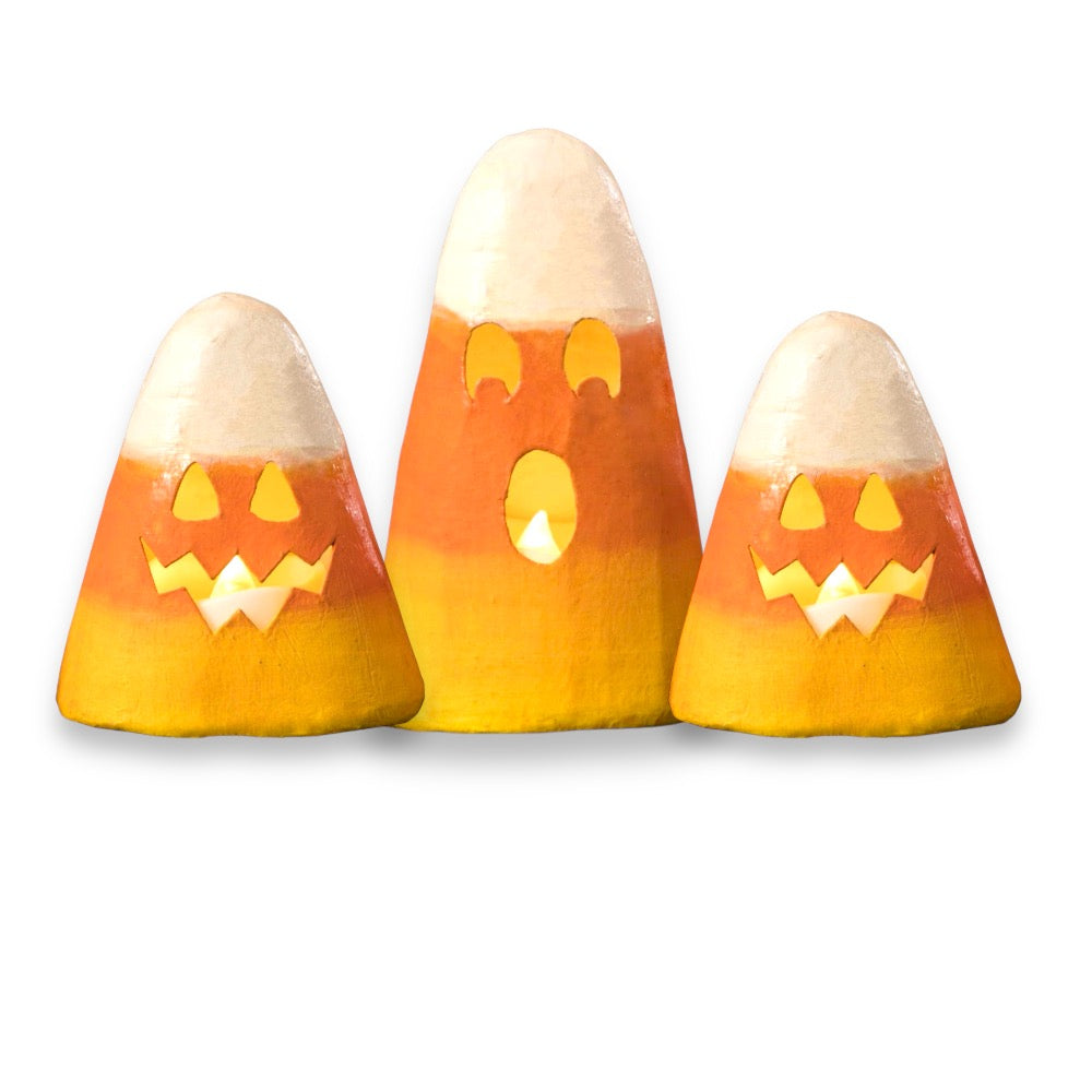 Shop For Candy Corn Luminaries (Set of 3)