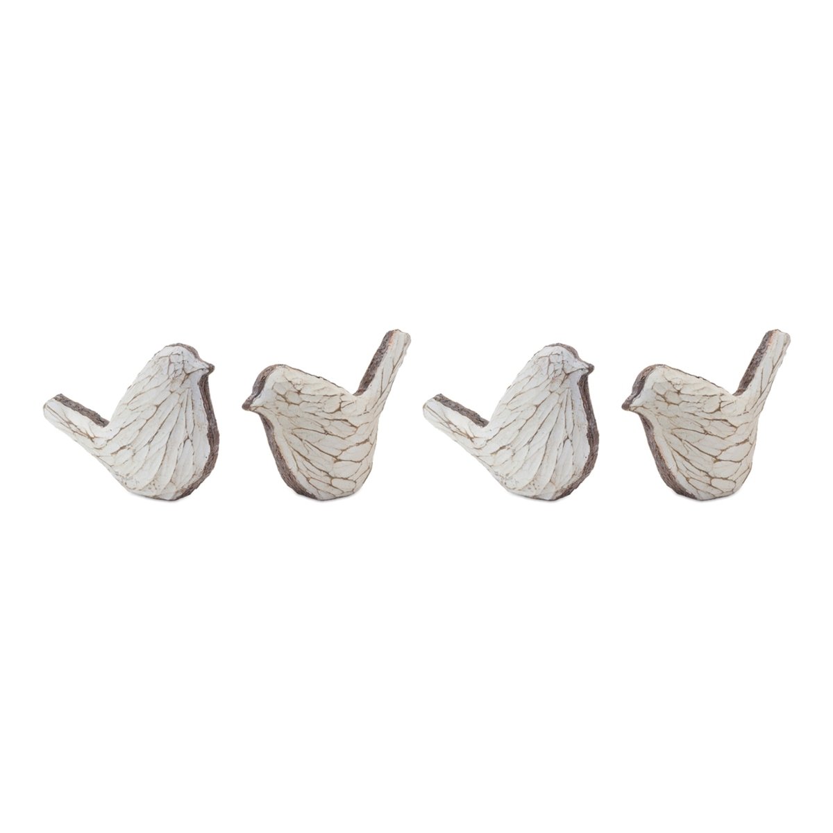 Shop For Carved Bird Figurine (Set of 4) at Michelle's aDOORable Creations