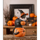 Shop For Cat Witch on Pumpkin Figurine